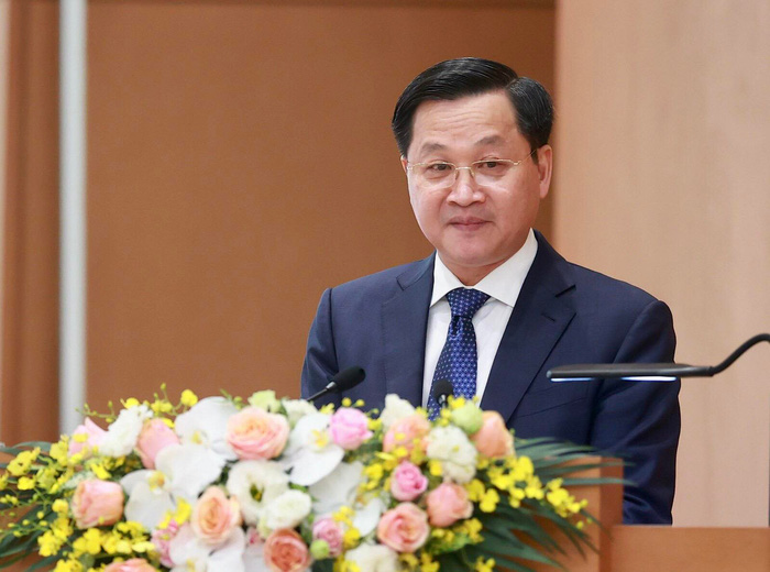 Phó Thủ tướng Lê Minh Khái: Nghị quyết đặt mục tiêu tổng quát là nâng cao vị trí của nước ta trên các bảng xếp hạng quốc tế về môi trường kinh doanh và năng lực cạnh tranh nhằm thích ứng với xu thế phát triển của cuộc CMCN lần thứ 4
