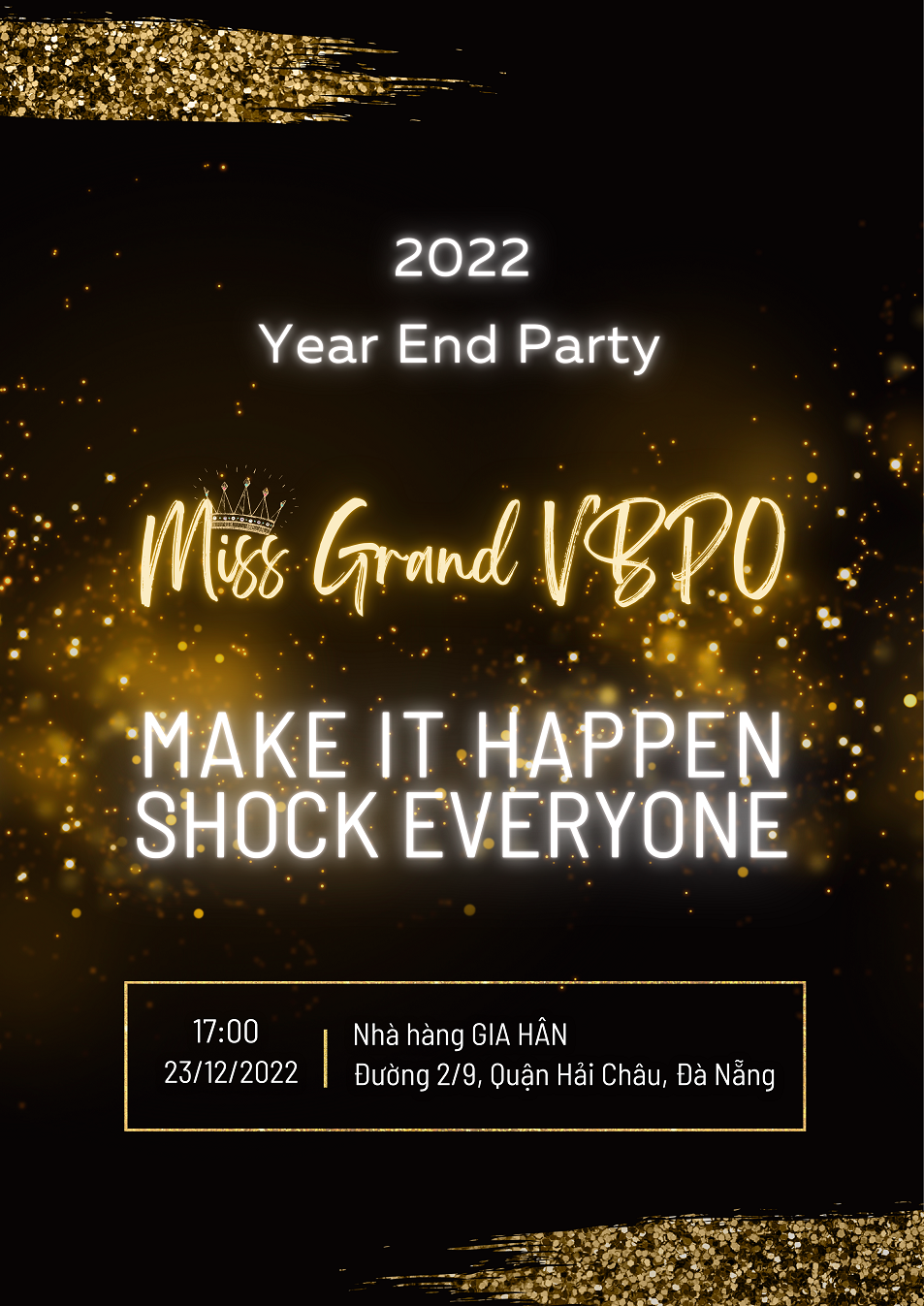 Year End Party 2022 – bùng cháy cùng Miss Grand VBPO 