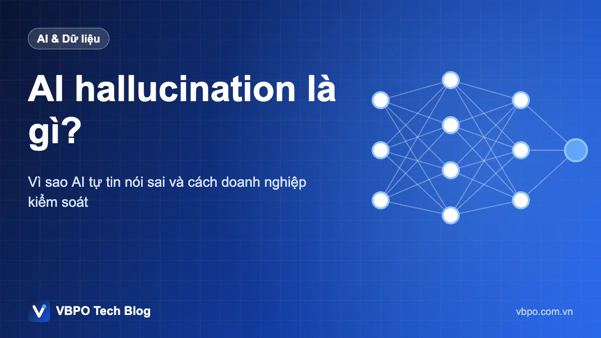 AI hallucination là gì? - Vì sao AI tự tin nói sai và cách doanh nghiệp kiểm soát