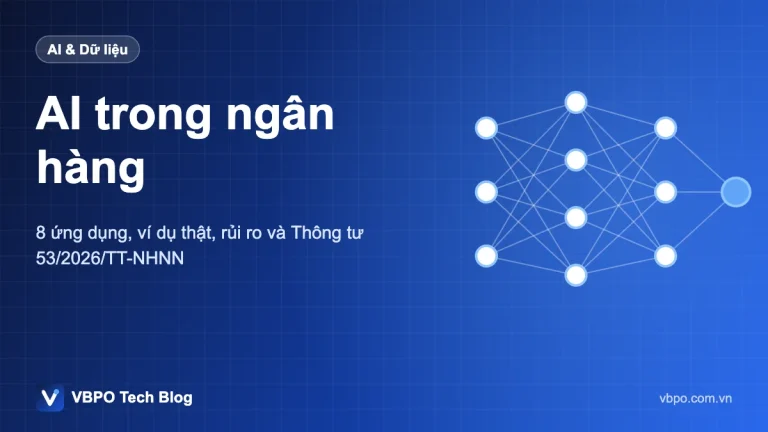 AI trong ngân hàng - 8 ứng dụng, ví dụ thật, rủi ro và Thông tư 53/2026/TT-NHNN