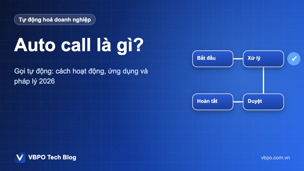 Auto call là gì? - Gọi tự động: cách hoạt động, ứng dụng và pháp lý 2026