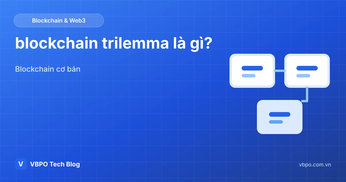 blockchain trilemma là gì
