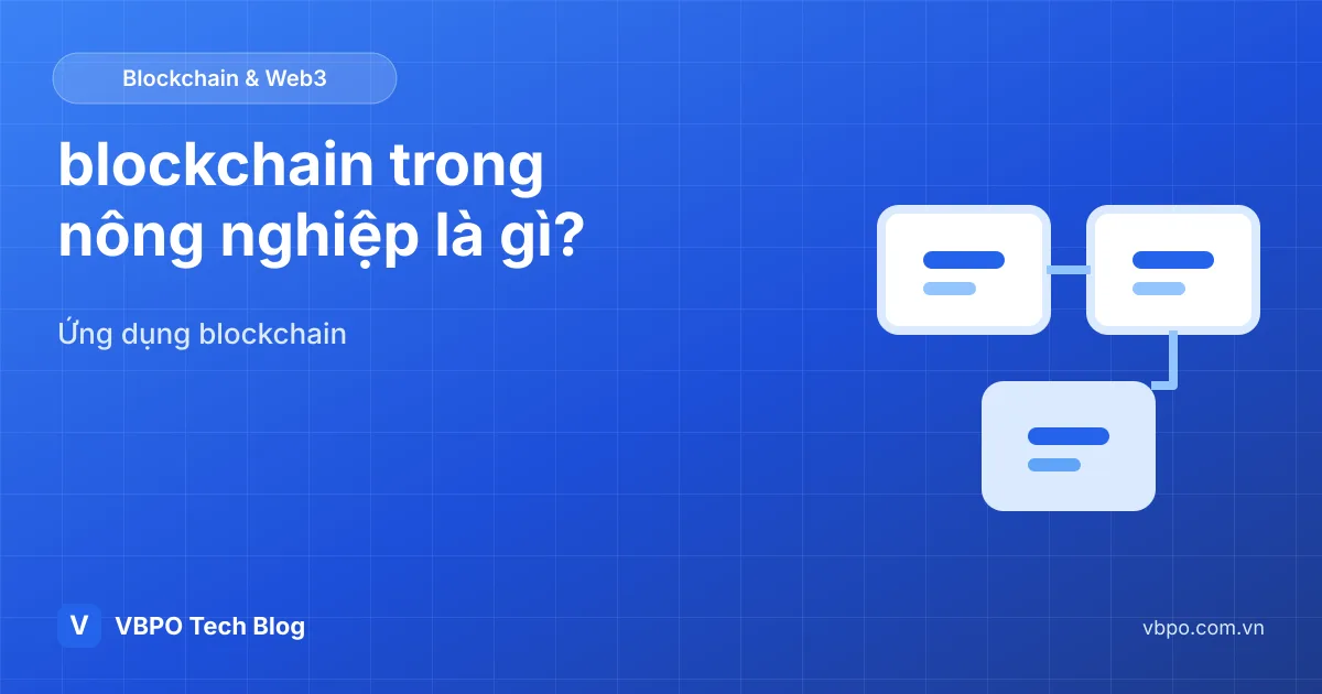 blockchain trong nông nghiệp