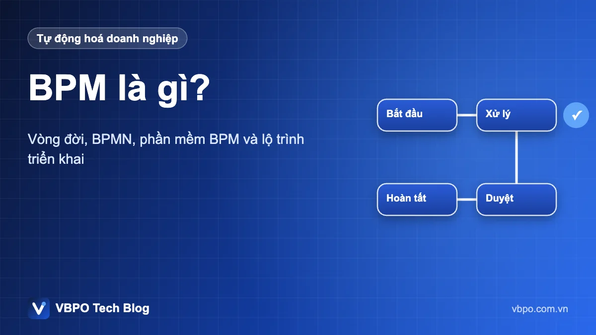 BPM là gì? - Vòng đời, BPMN, phần mềm BPM và lộ trình triển khai