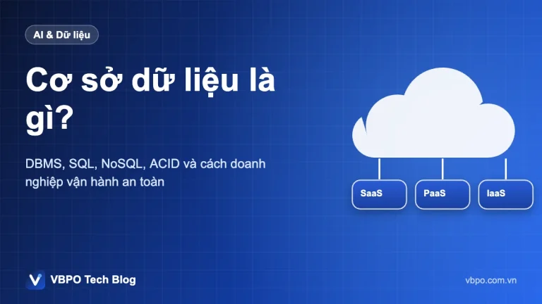 Cơ sở dữ liệu là gì? - DBMS, SQL, NoSQL, ACID và cách doanh nghiệp vận hành an toàn