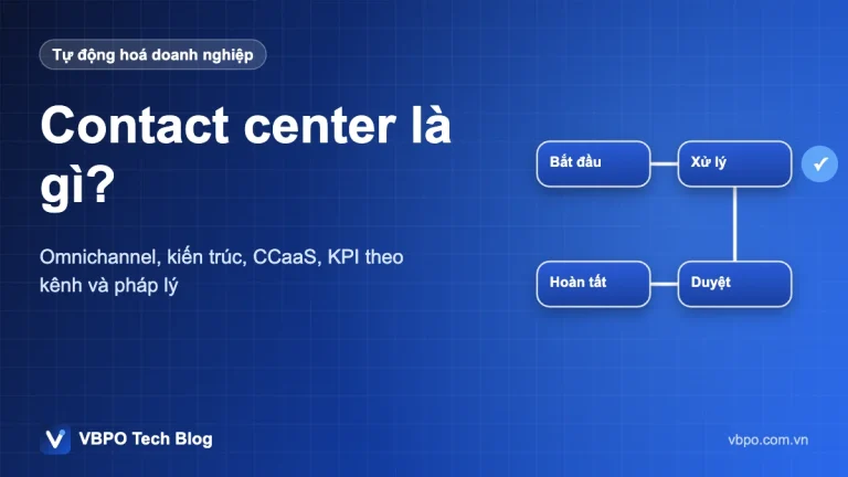 Contact center là gì? - Omnichannel, kiến trúc, CCaaS, KPI theo kênh và pháp lý