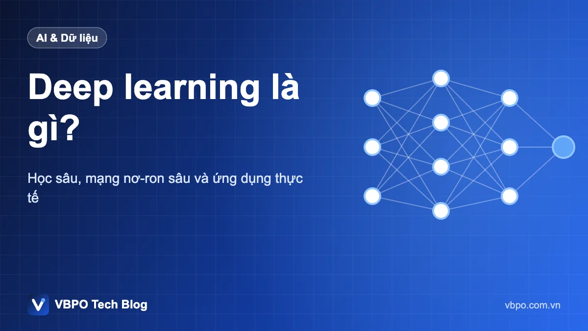 Deep learning là gì? - Học sâu, mạng nơ-ron sâu và ứng dụng thực tế
