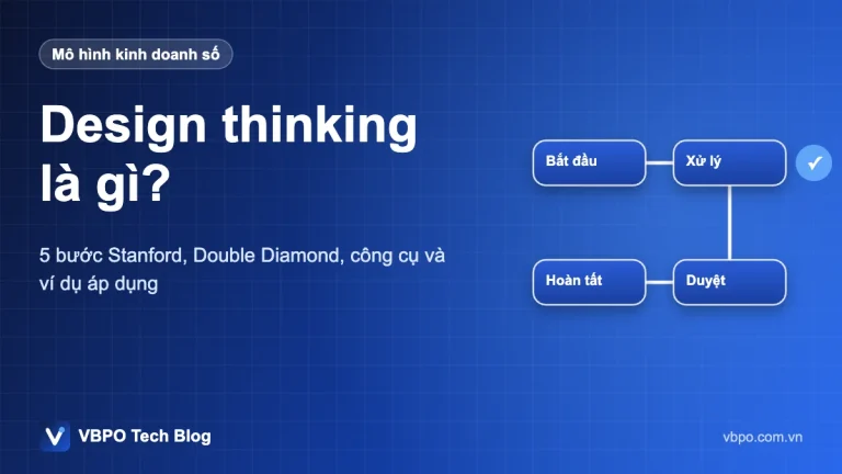 Design thinking là gì? - 5 bước Stanford, Double Diamond, công cụ và ví dụ áp dụng