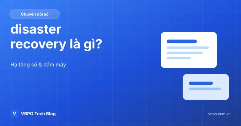 disaster recovery là gì