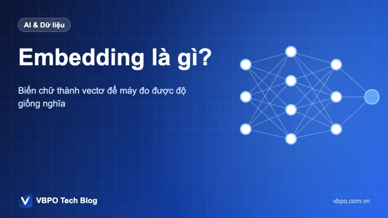 Embedding là gì? - Biến chữ thành vectơ để máy đo được độ giống nghĩa