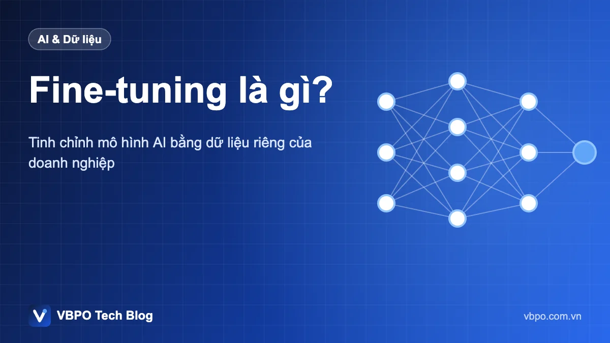 Fine-tuning là gì? - Tinh chỉnh mô hình AI bằng dữ liệu riêng của doanh nghiệp