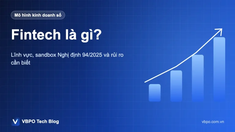 Fintech là gì? - Lĩnh vực, sandbox Nghị định 94/2025 và rủi ro cần biết