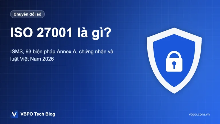 ISO 27001 là gì? - ISMS, 93 biện pháp Annex A, chứng nhận và luật Việt Nam 2026