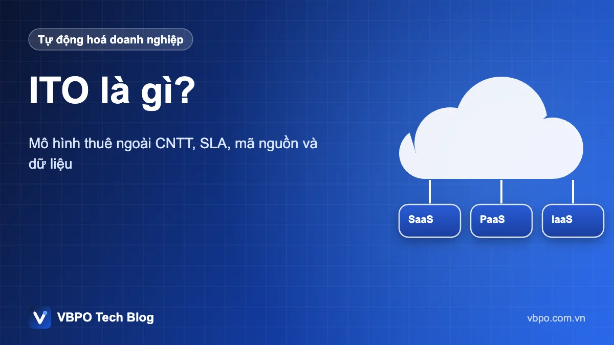 ITO là gì? - Mô hình thuê ngoài CNTT, SLA, mã nguồn và dữ liệu