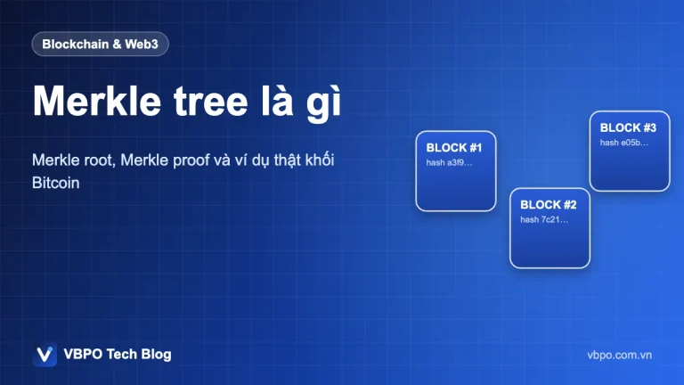 Merkle tree là gì - Merkle root, Merkle proof và ví dụ thật khối Bitcoin