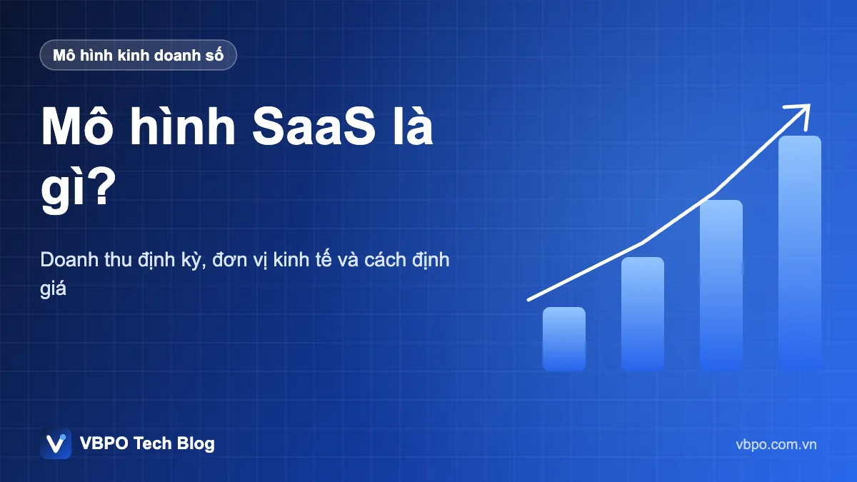 Mô hình SaaS là gì? - Doanh thu định kỳ, đơn vị kinh tế và cách định giá