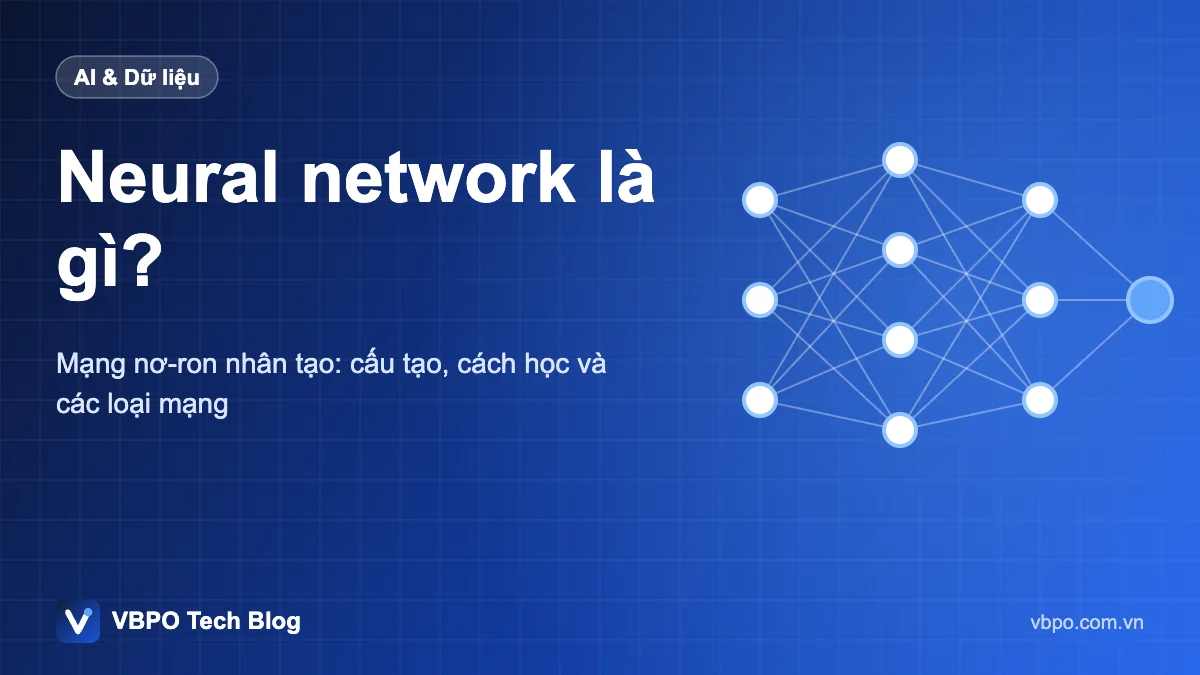 Neural network là gì? - Mạng nơ-ron nhân tạo: cấu tạo, cách học và các loại mạng
