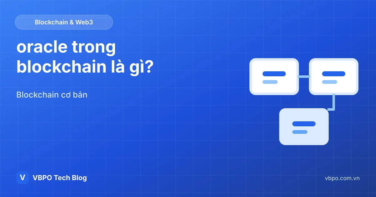 oracle trong blockchain là gì