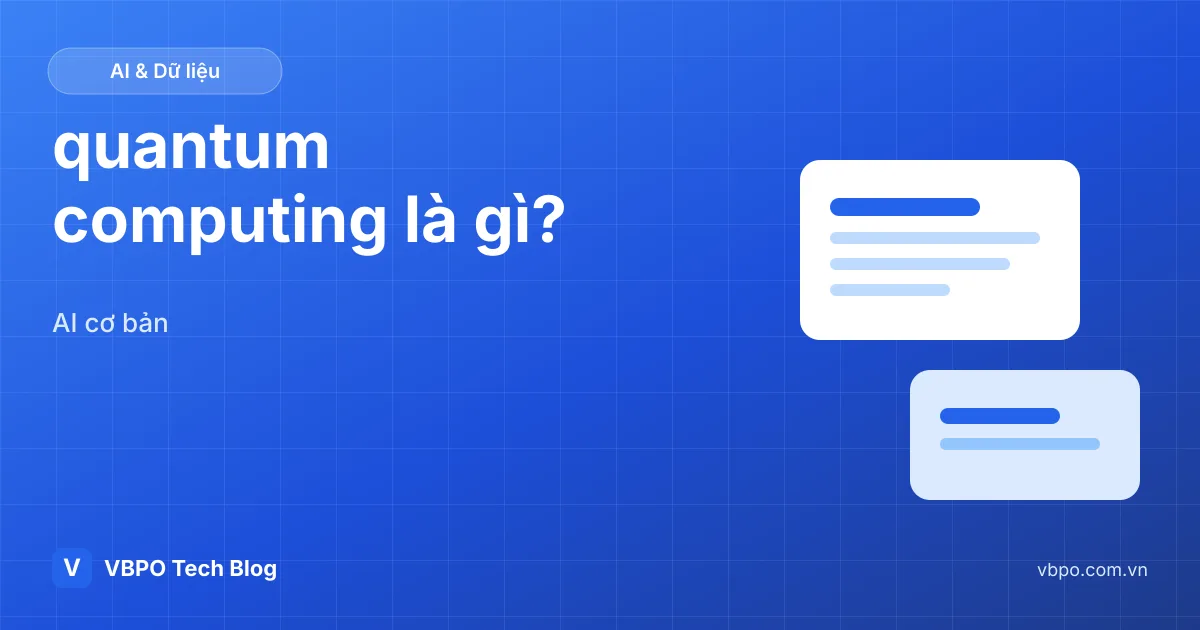 quantum computing là gì
