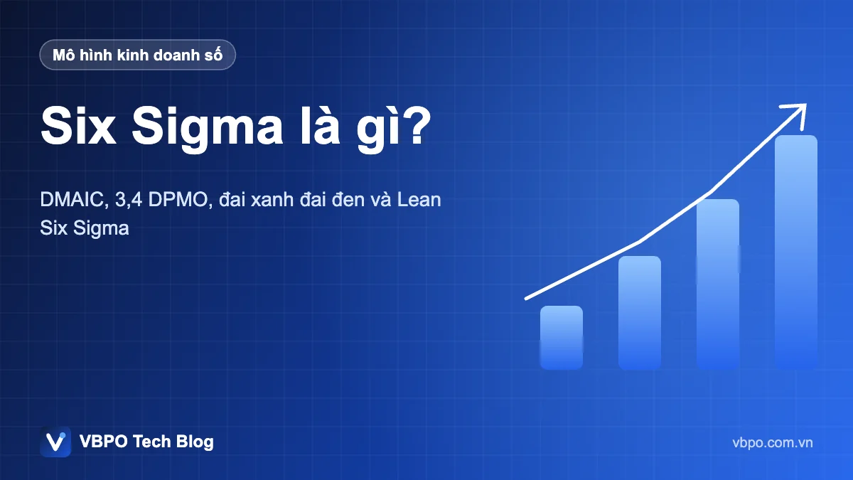 Six Sigma là gì? - DMAIC, 3,4 DPMO, đai xanh đai đen và Lean Six Sigma