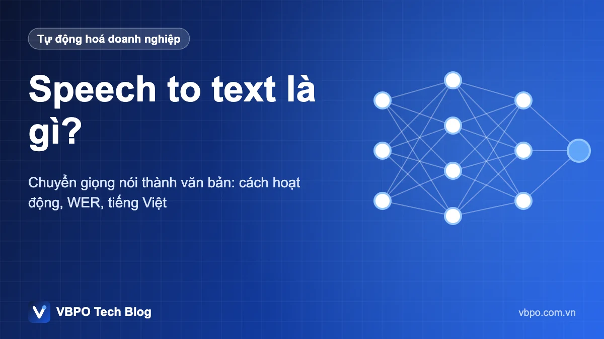 Speech to text là gì? - Chuyển giọng nói thành văn bản: cách hoạt động, WER, tiếng Việt