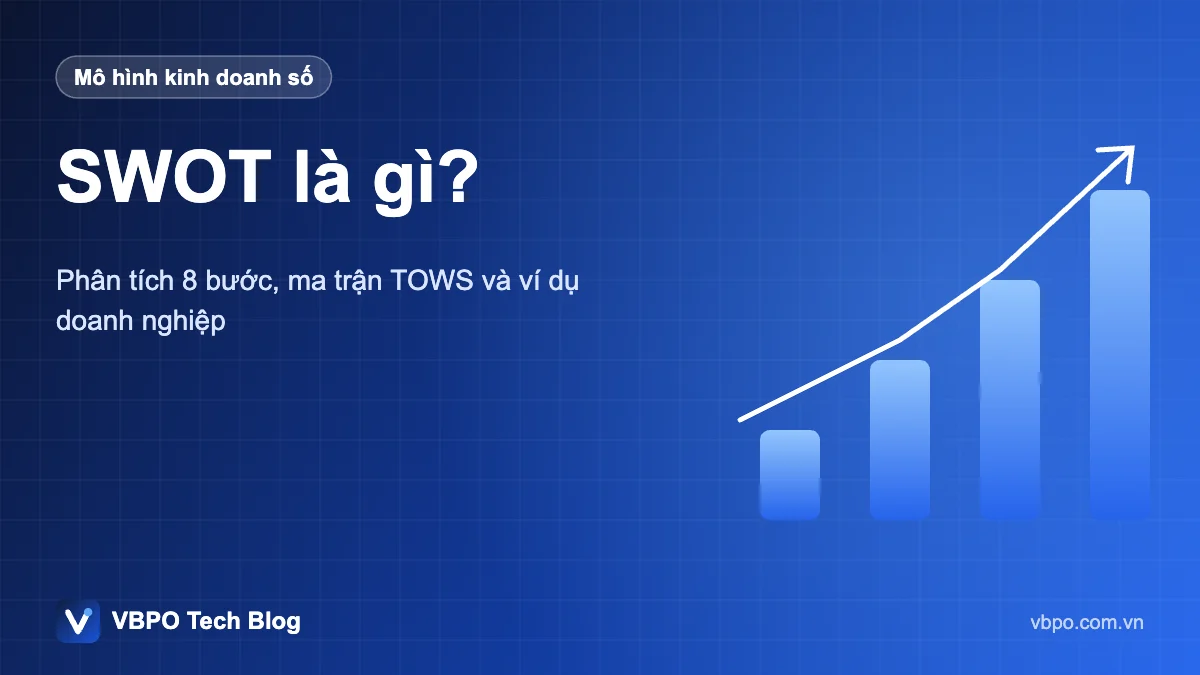 SWOT là gì? - Phân tích 8 bước, ma trận TOWS và ví dụ doanh nghiệp