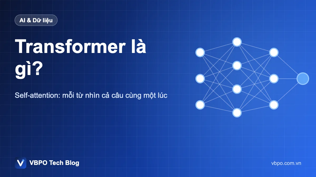 Transformer là gì? - Self-attention: mỗi từ nhìn cả câu cùng một lúc