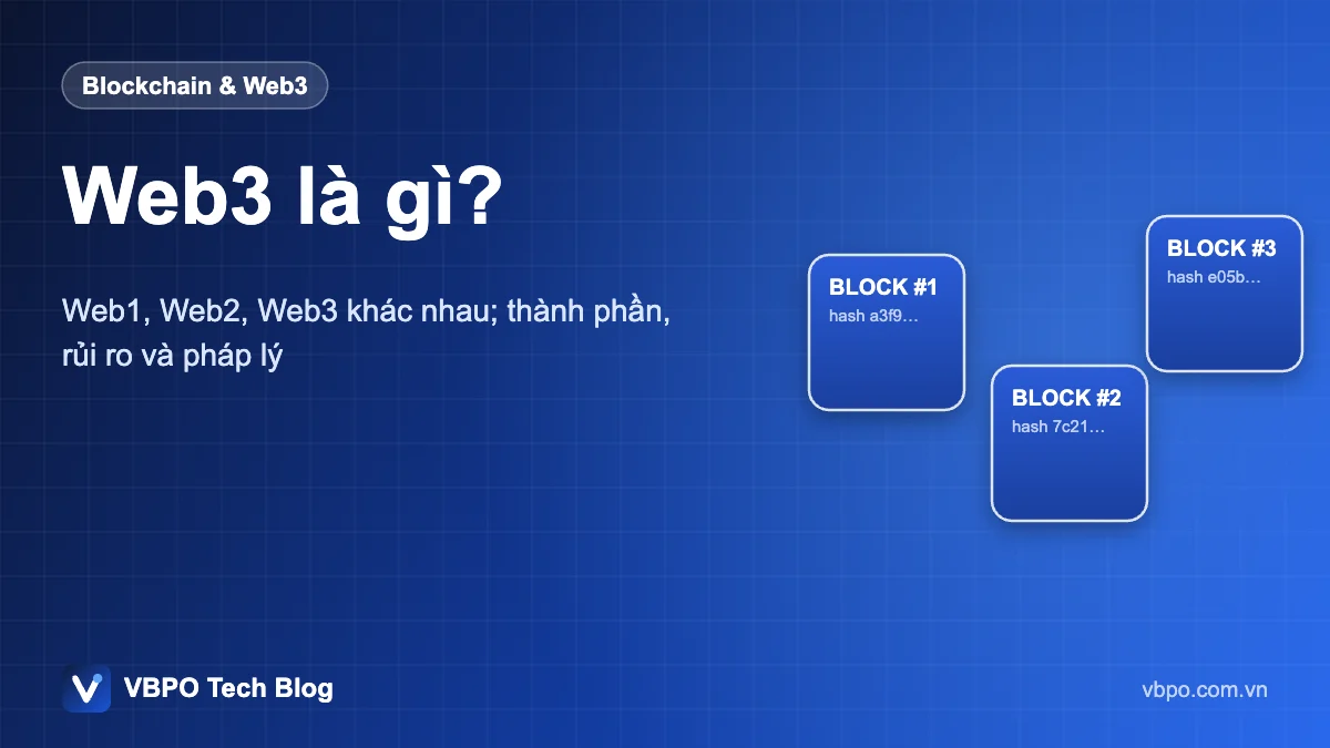 Web3 là gì? - Web1, Web2, Web3 khác nhau; thành phần, rủi ro và pháp lý