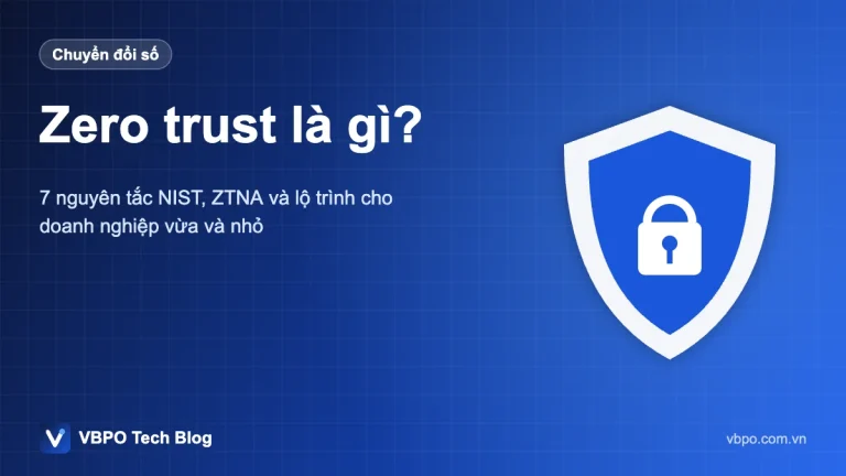 Zero trust là gì? - 7 nguyên tắc NIST, ZTNA và lộ trình cho doanh nghiệp vừa và nhỏ